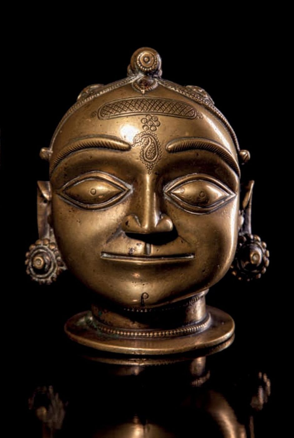 Brass Head with Plaited Topknot — Unknown