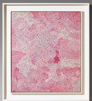 Infinity Nets (Pink) by Yayoi Kusama