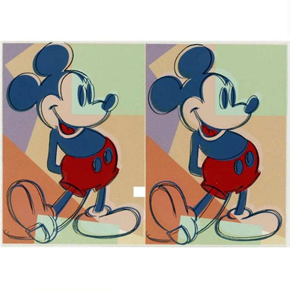 Andy Warhol — Double Mickey Mouse