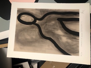 Figure (Charcoal) by Bruce French