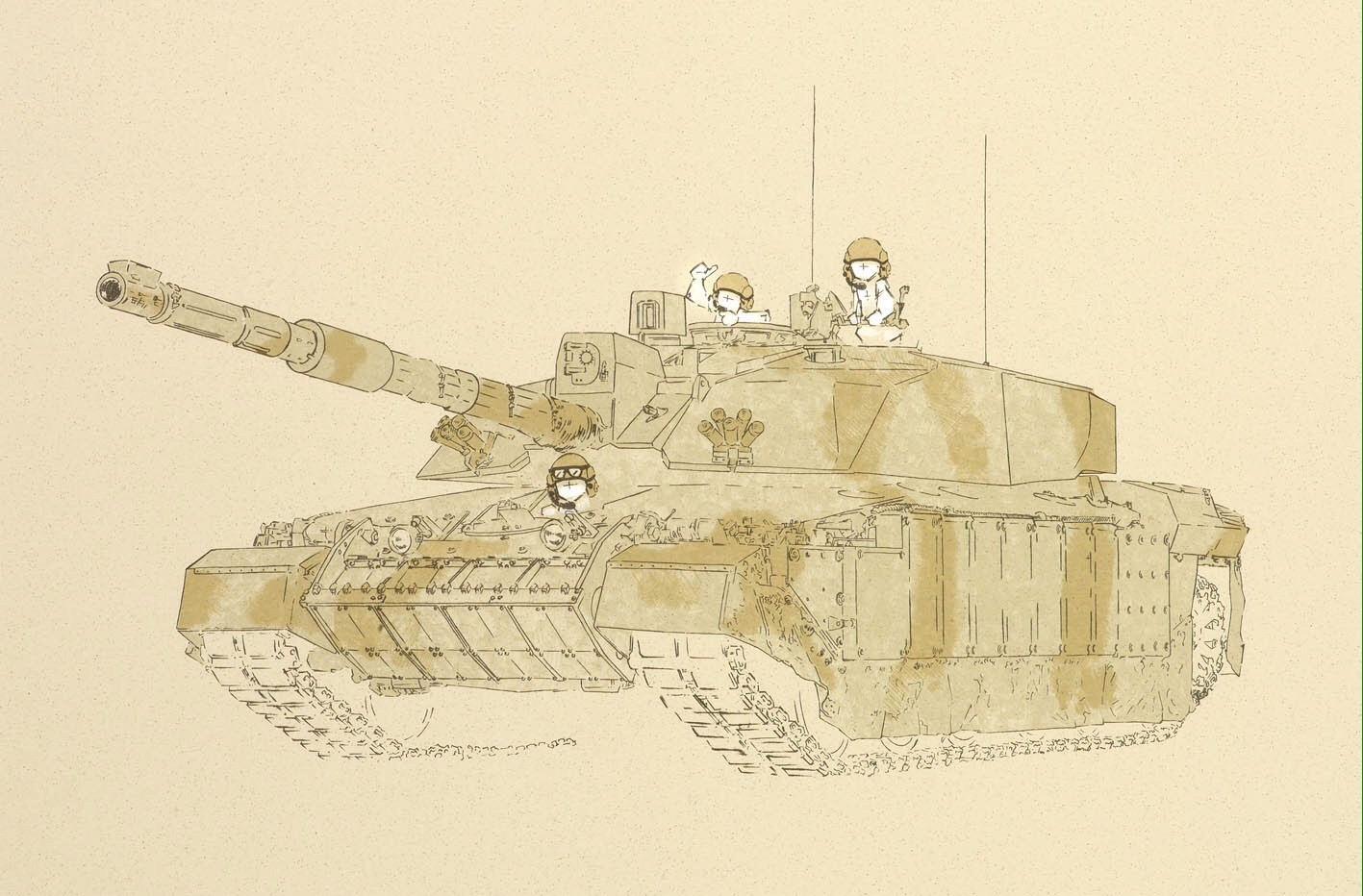 Challenger 2 by Mark Haywood