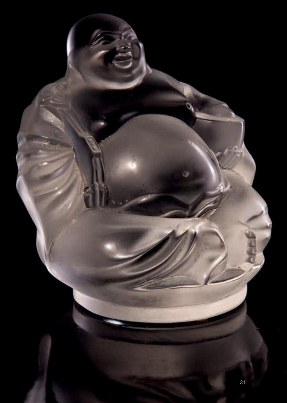 Lalique Happy Buddha — France, Lalique