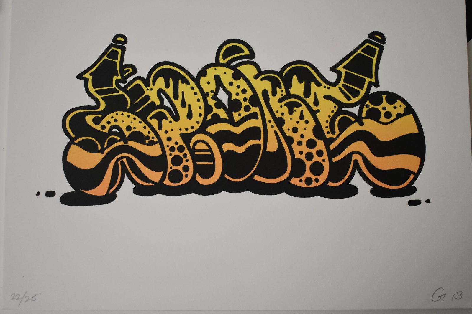Graffiti / Yellow & Orange by G13